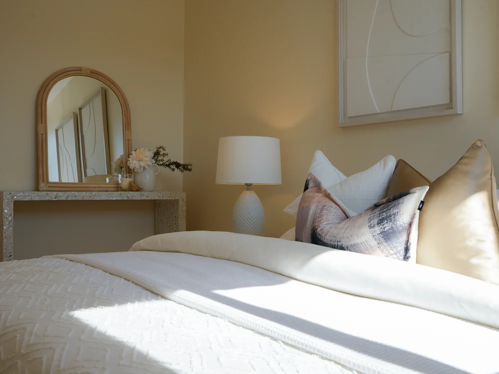 Main bedroom in the new top storey